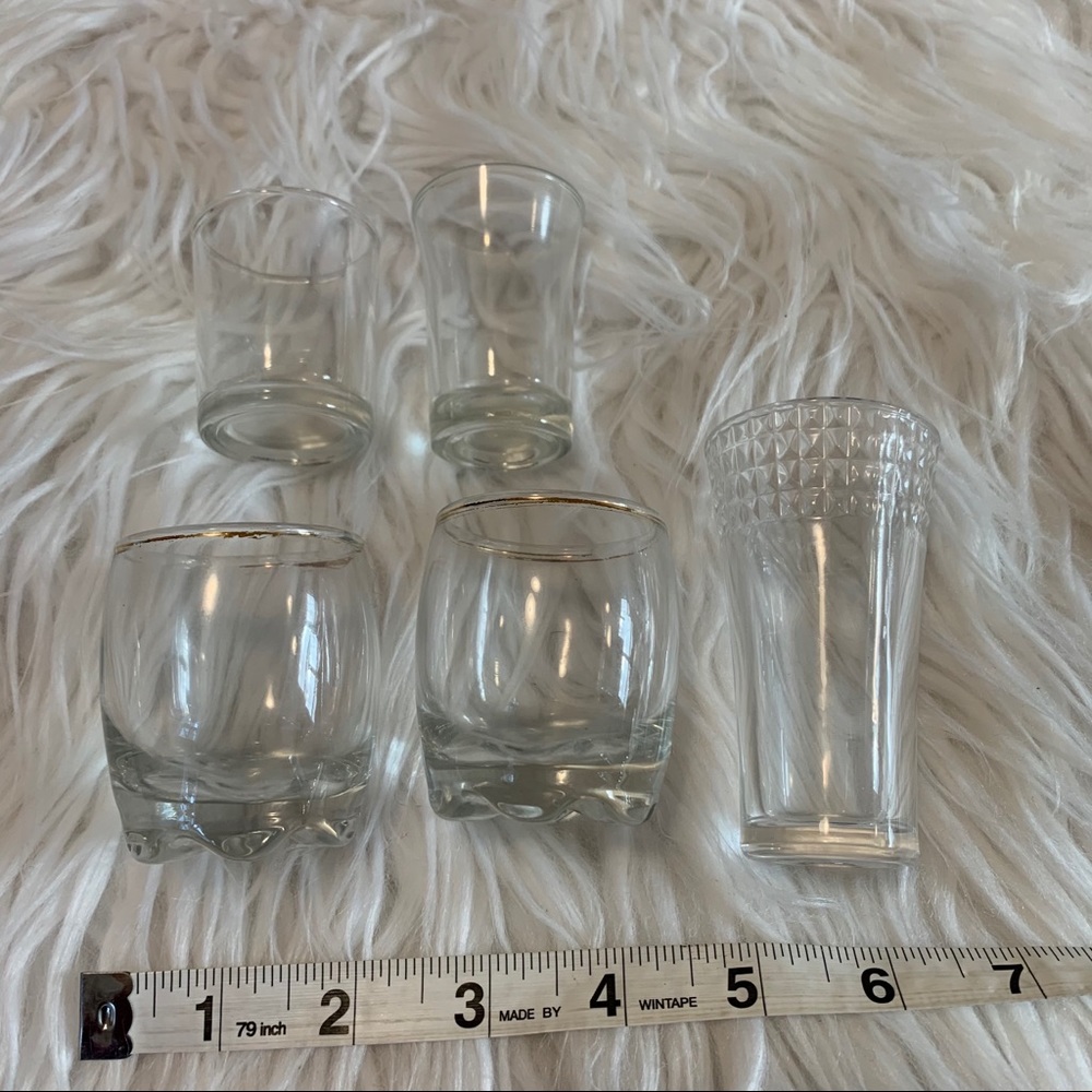 Five (5) Shot Glasses